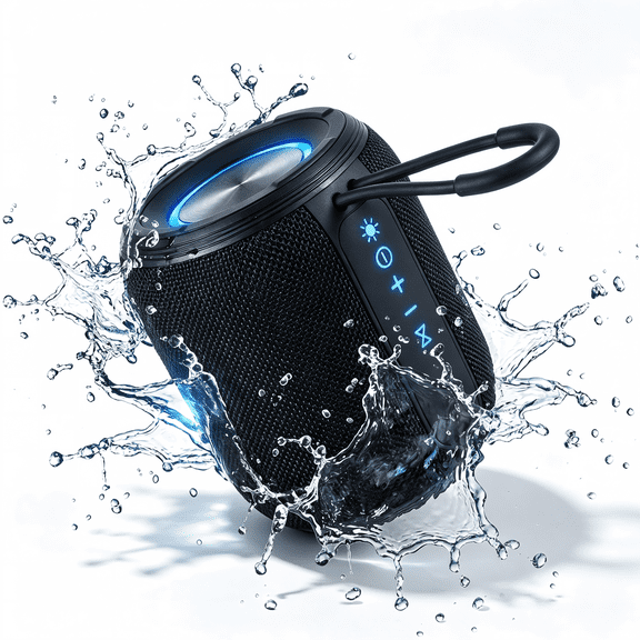 Portable Bluetooth 5.3 Speaker with Dynamic Lighting