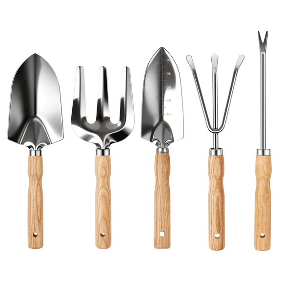 BUSATIA Garden Hand Tool Set - 5 or 12 Pieces