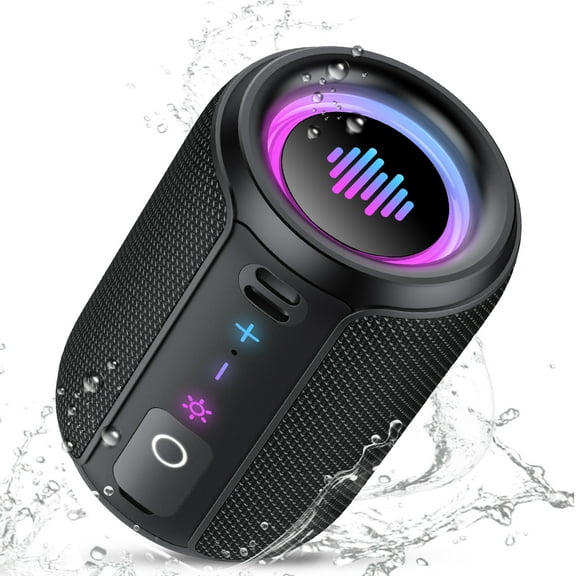20W Portable Bluetooth Speaker with Colorful Lights