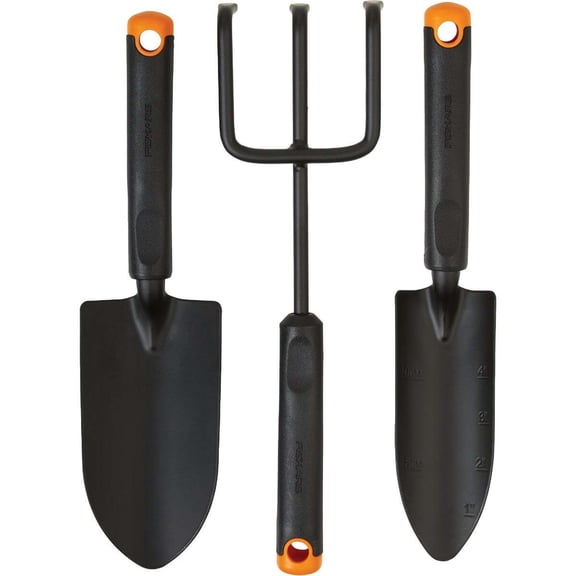 Fiskars Three-Piece Garden Hand Tool Set