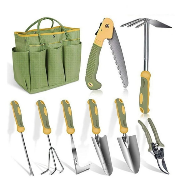 BN-LINK Nine-Piece Garden Tool Set with Bag