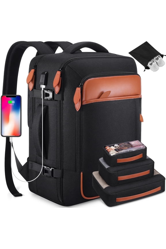 42L Expandable Backpack with Packing Cubes