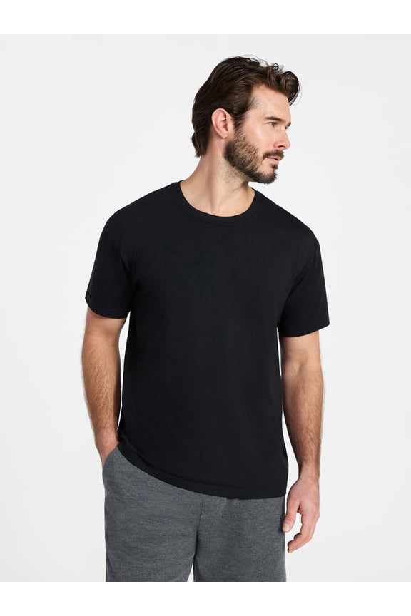 Men's and Big & Tall Short Sleeve Tri Blend Tee, Sizes S-4XL
