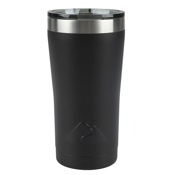 Ozark Trail 22 oz Vacuum-Insulated Stainless Steel Tumbler, Black